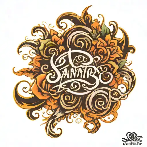 Calligraphy Santos
