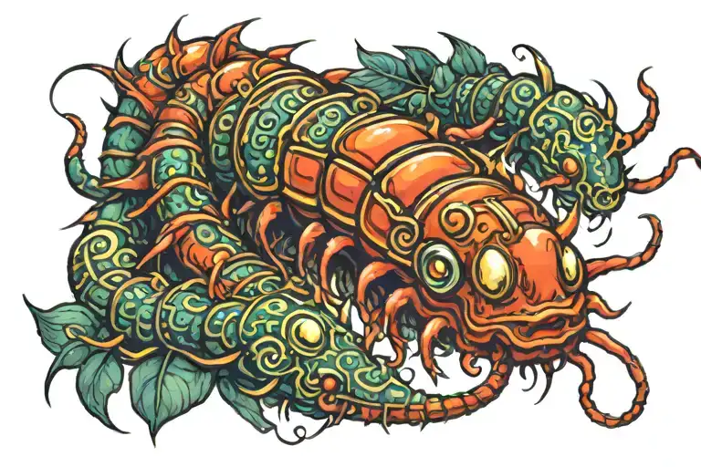 Creeping Centipede