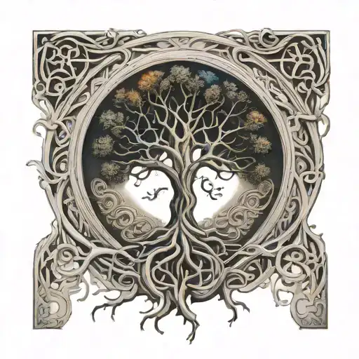 Tree Of Gondor Intertwined