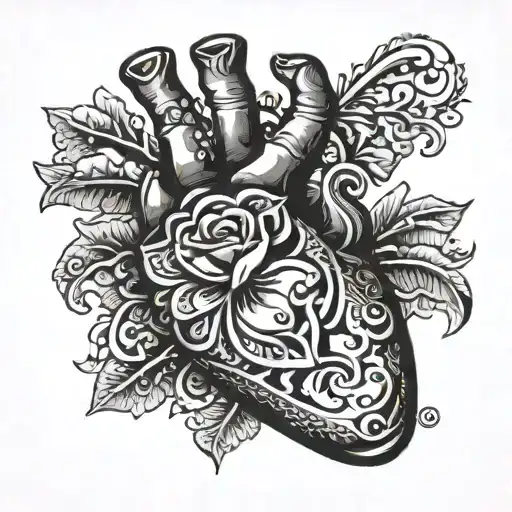 Heart On The Palm Of Hand