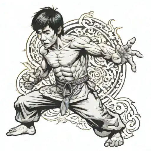 Bruce Lee Dwarf Fighter