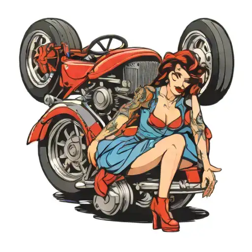 Mechanic Pinup Girl