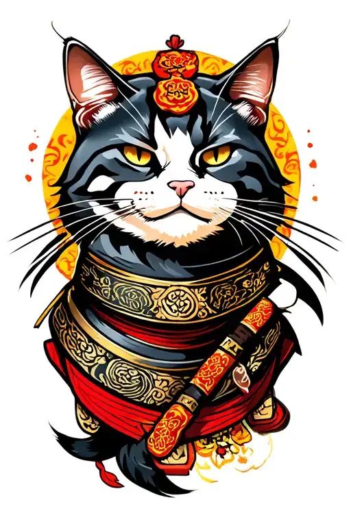 Samurai Cat