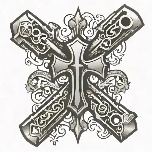 Wrench In The Form Of A Cross