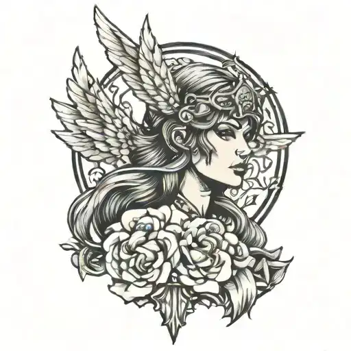 Valkyrie On The Forearm