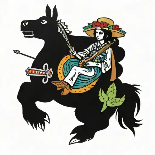 Cactus And Cangaceiro Maiden Riding