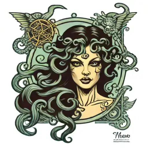 Medusa Tarot Card