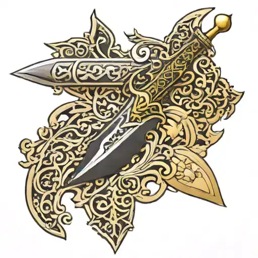 A Syrian Dagger With 0406 Embedded Within