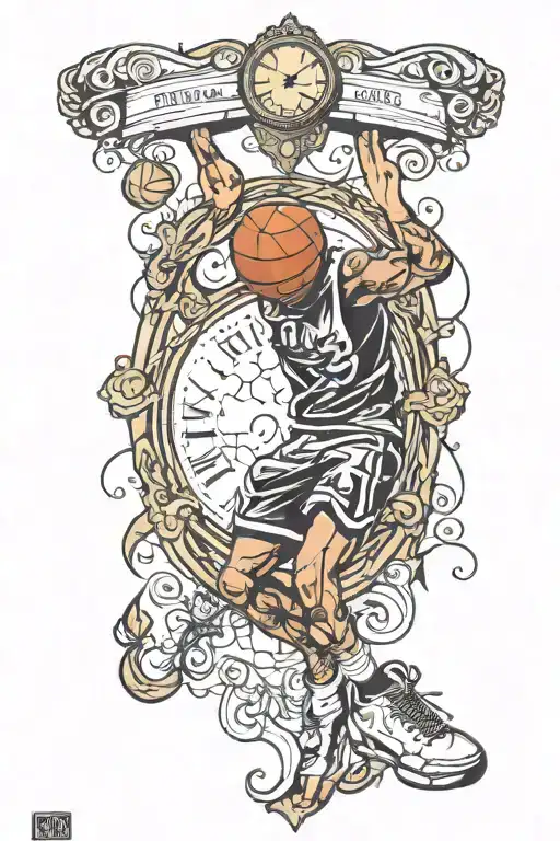 Time Waits For No Body With A Basketball