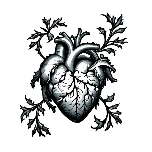 Cauliflower Heart Shaped