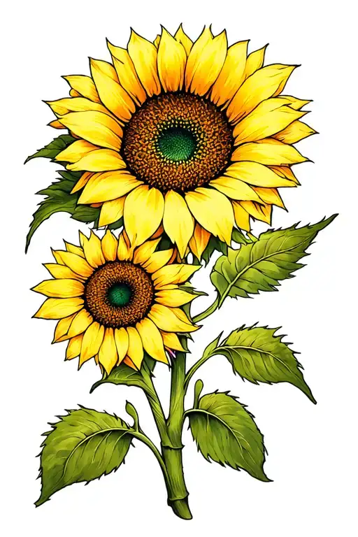 Van Gogh Sunflower