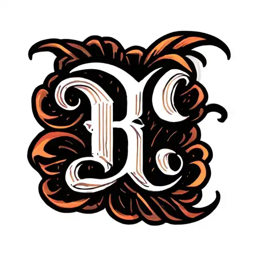 Cursive B C