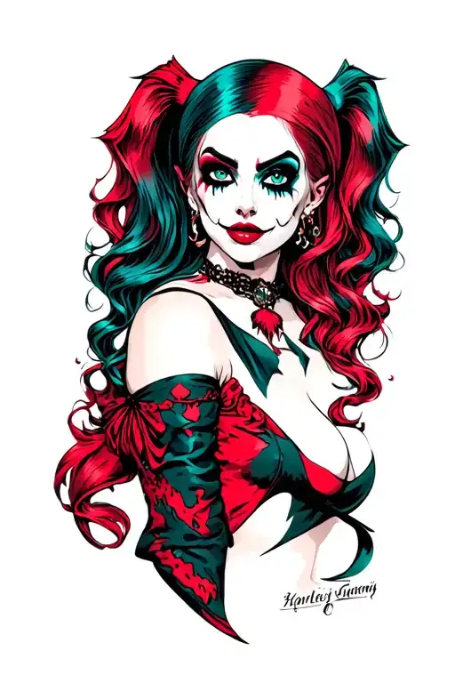 Gothic Harley Quin