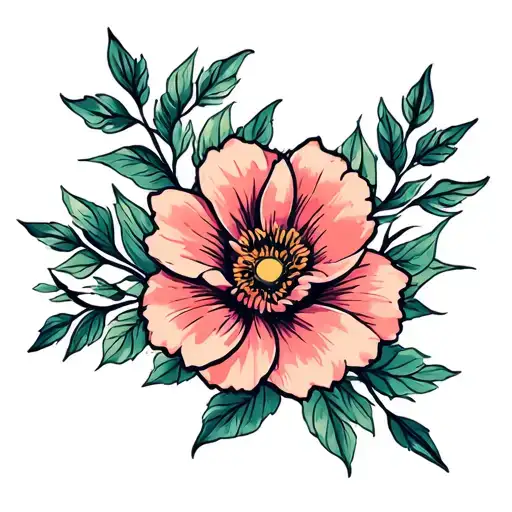 Flower Tattoo For Men