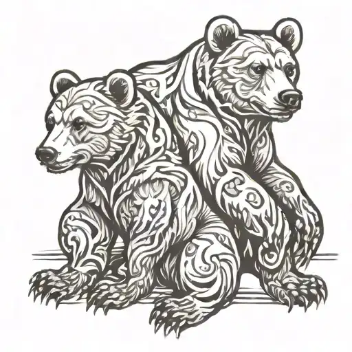 Bear With Cub