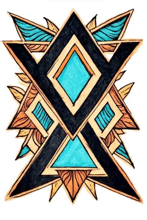 Triangles Symbolizing Family Of 3