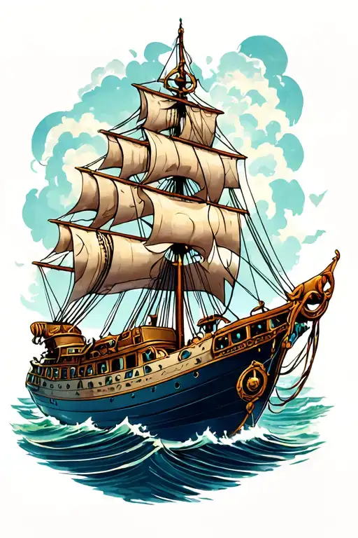 Nautilius Ship From The 20000 Leagues Under The Sea