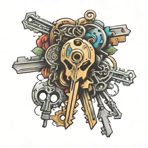 Bunch Of Keys Hanging