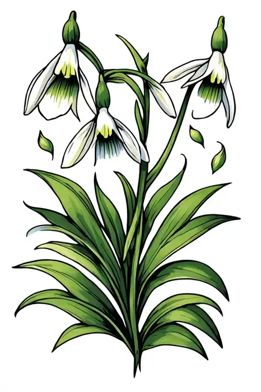 Snow Drop Flower