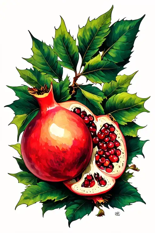 Pomegranate Fruit Plant