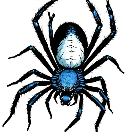Black Gloomy Spider