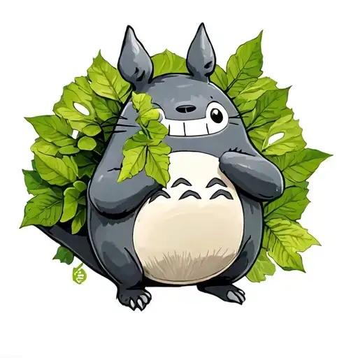 Totoro Holding Alum Leaf