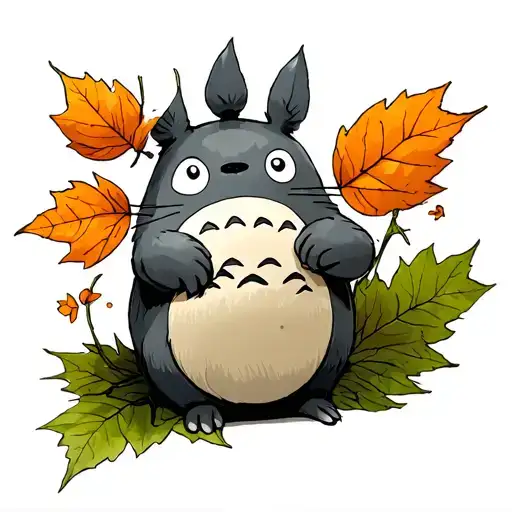 Totoro Holding Alum Leaf