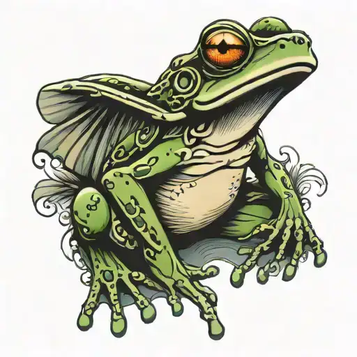 Frog With Angel Wings