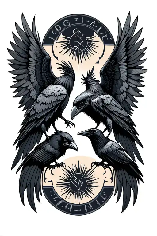 Raven Wings For Arms