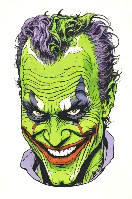 Heath Ledger Joker Heavy Smile