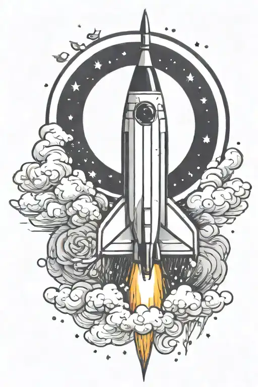 Rocket Ship Blasting