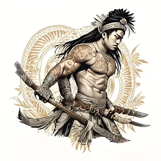 Traditional Filipino Warrior