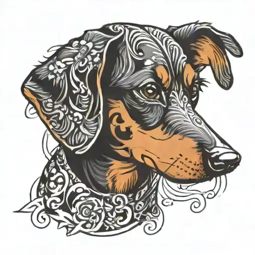 Dachshund Face