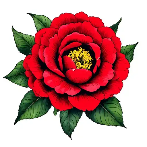 Red Camellia