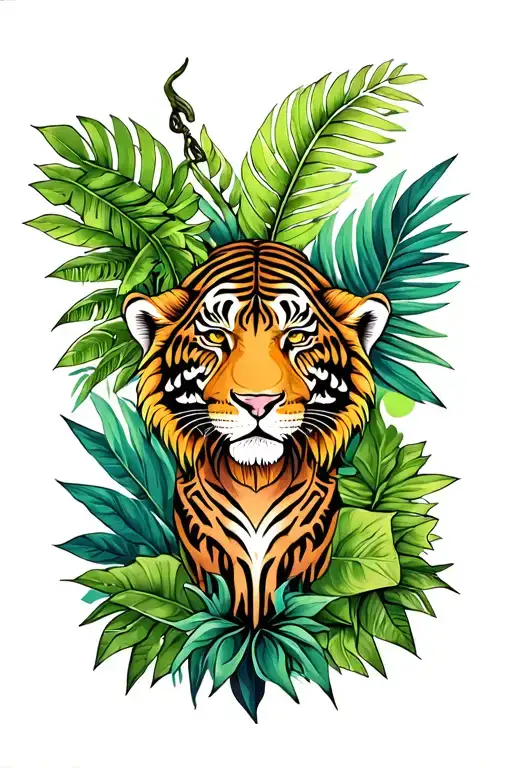 Jungle Theme Half Sleeve