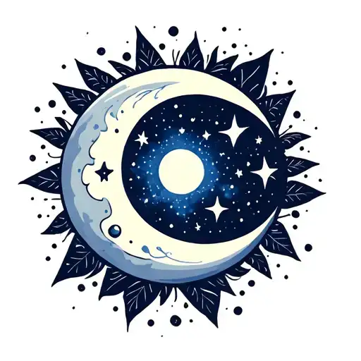 Stars And Moon Universe