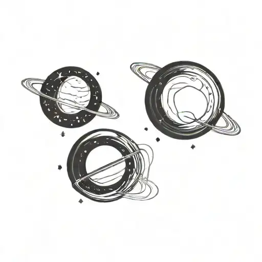 Planets Tattoo Idea