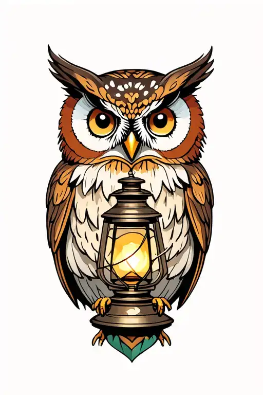 Owl And Lantern