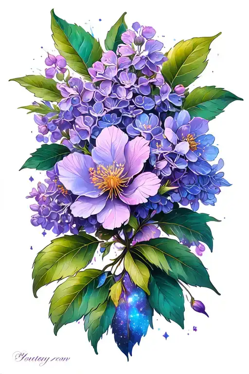 Lilac Blossom Galaxy