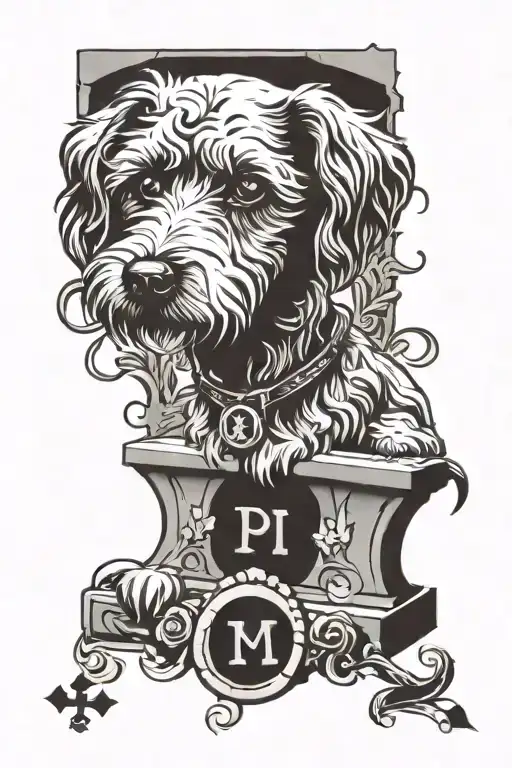 Schnoodle Head On A Tombstone Rip Pipi At The Tombstone
