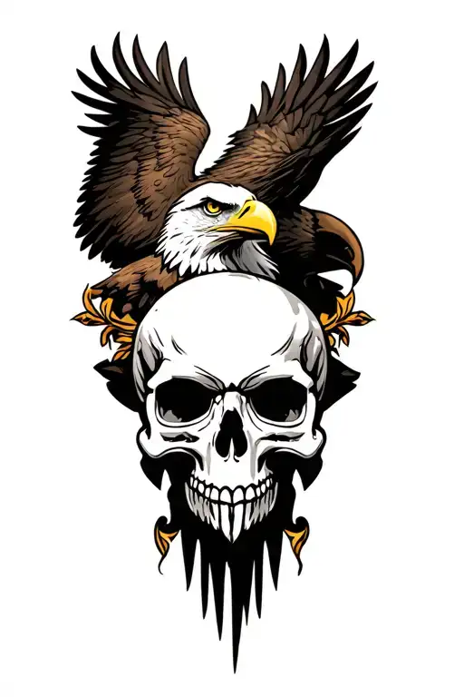 Eagle And Skulls