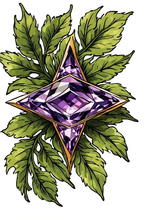 Amethyst Gem Inside