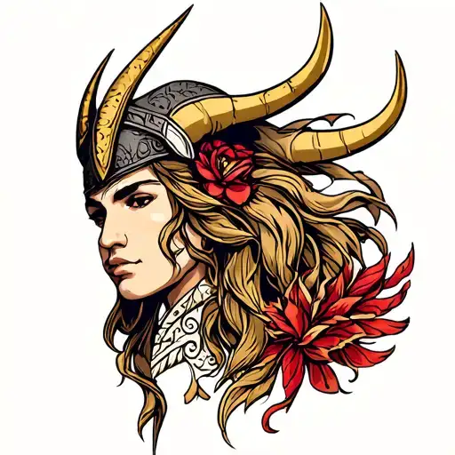 One Viking And Cibeles Godess