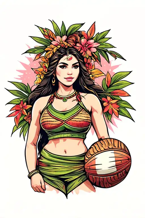 Rugby Hula Girl