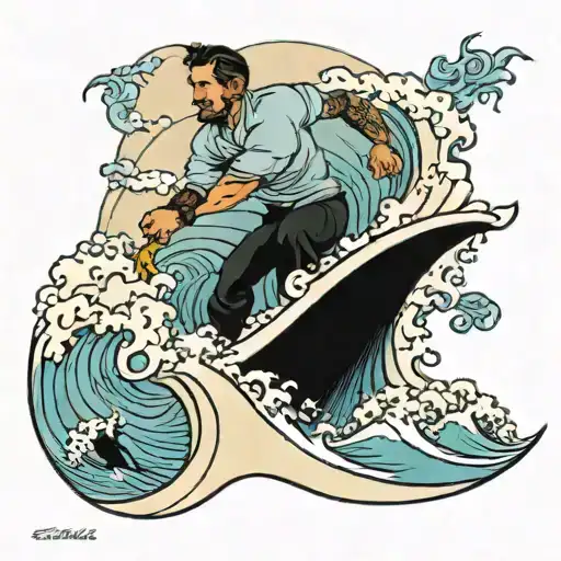 2007 Roman On A Giant Wave With