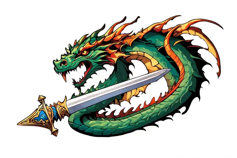 Sword Dragon Slayer Realism