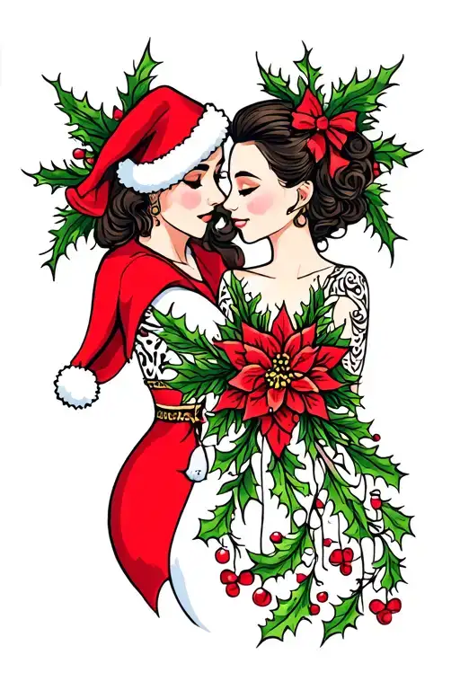 Holiday Tattoo For Couple