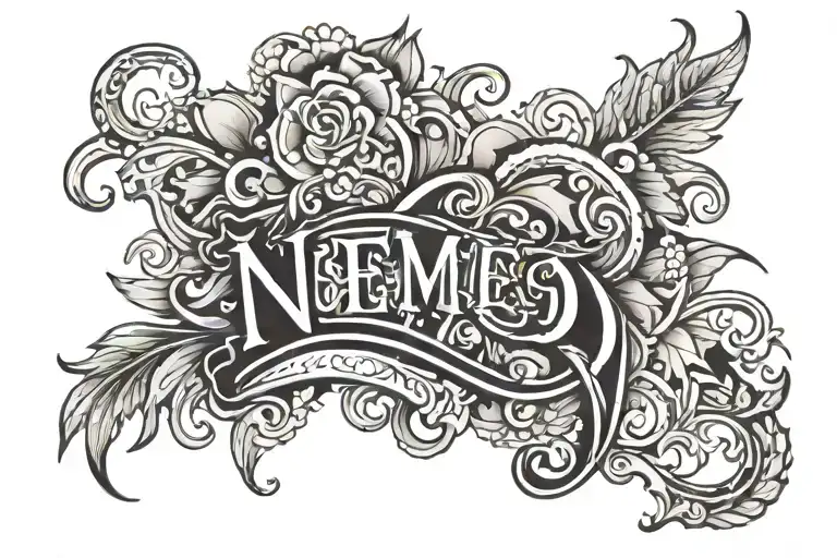 Name Tattoo Design