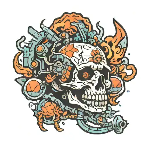 Zoso Sticker On Meth Lab Ai Generator