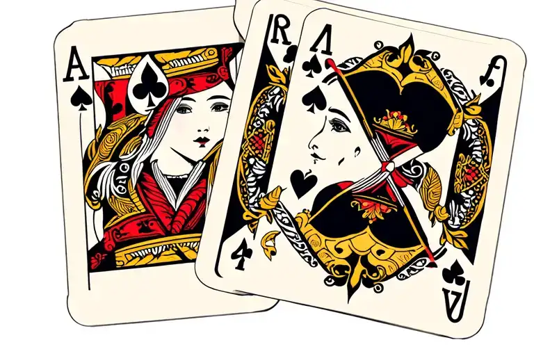 Ace And 3 Card Featuring